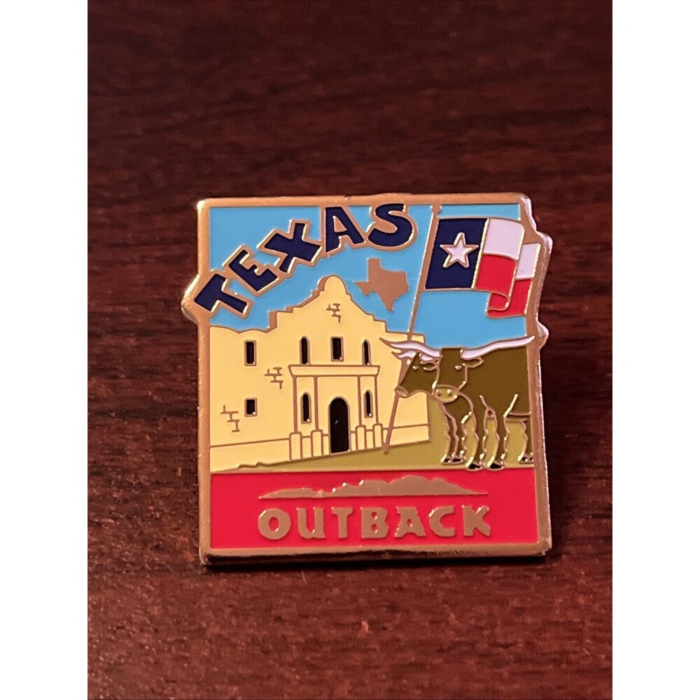 Outback Steakhouse 50 States Texas Lapel Hat Pin